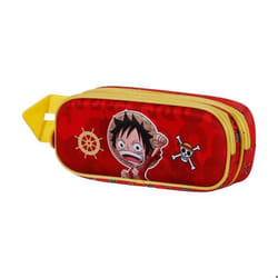 Trousse 3D double enfant Educa Borras One Piece Luffy