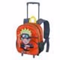 Sac à dos 3D à Roulettes Petit - Naruto Chikara - Multicolore- Taille Unique