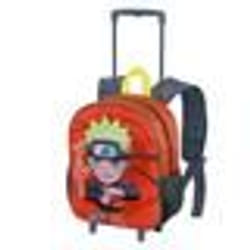 Sac à dos 3D à Roulettes Petit - Naruto Chikara - Multicolore- Taille Unique