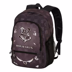 Sac à dos Harry Potter Hogwarts Fight FAN 2.0 - KARACTERMANIA - Enfant - Brun - Blanc - 18x31x44cm