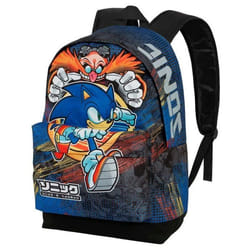 Sac à dos urbain léger Sega-Sonic Checkpoint HS FAN 2.0 - KARACTERMANIA - Bleu