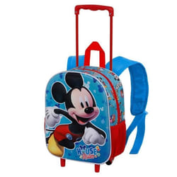 Sac à dos à roulettes - KARACTERMANIA - Mickey Mouse - Enfant - Bleu