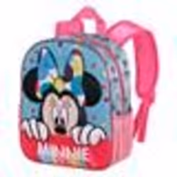 Sac à dos enfant 3D - KARACTERMANIA - Minnie Mouse - Bleu - Maternelle - 11x26x31 cm
