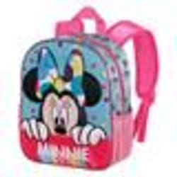 Sac à dos enfant 3D - KARACTERMANIA - Minnie Mouse - Bleu - Maternelle - 11x26x31 cm