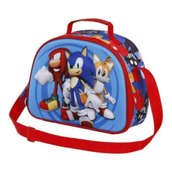 Sac à Goûter 3D - KARACTERMANIA - Sonic - Bleu - Enfant - Bandoulière