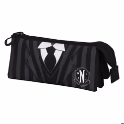 Trousse Triple FAN 2.0 - Mercredi Uniform - Noir- Taille Unique