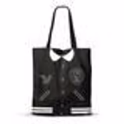 Sac de Courses Shopping - Mercredi Varsity - Noir- Taille Unique