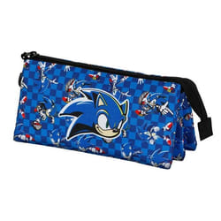 Trousse Triple - Sonic Action - Bleu- Taille Unique