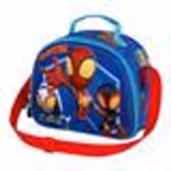 Sac Repas 3D - Marvel Spiderman Spinners - Bleu - Taille Unique