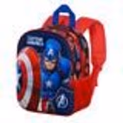Sac à Dos 3D Elite - Marvel Captain America Patriot - Multicolore - Taille Unique