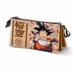 Trousse Triple - Dragon Ball Goku Foodie - Brun- Taille Unique