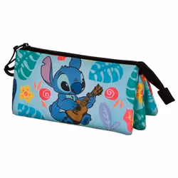 Trousse Triple - Disney Lilo et Stitch Guitar - Vert - Taille Unique
