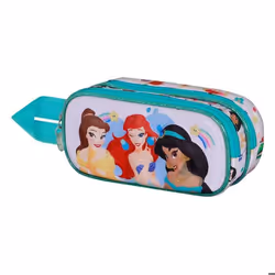Trousse Double 3D - Disney Princesses Disney Rainbows - Multicolore - Taille Unique