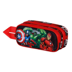 Trousse Double 3D - Marvel Avengers Almighty - Rouge - Taille Unique