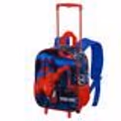 Sac à dos 3D à Roulettes Petit - Marvel Spiderman Wall - Rouge - Taille Unique