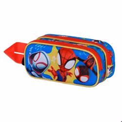 Trousse Double 3D - Marvel Spiderman Amazing - Rouge - Taille Unique