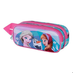 Trousse Double 3D - Disney La Reine des Neiges 2 (Frozen) Family - Bleu - Taille Unique