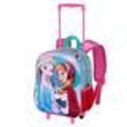 Sac à dos 3D à Roulettes Petit - Disney La Reine des Neiges 2 (Frozen) Family - Bleu - Taille Unique