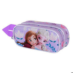 Trousse Double 3D - Disney La Reine des Neiges 2 (Frozen) Beauty - Lilas - Taille Unique