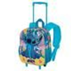 Sac à dos 3D à Roulettes Petit - Disney Lilo et Stitch Colors - Turquoise - Taille Unique