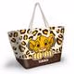 Sac de Plage Soleil - Disney Roi Lion Leopard - Jaune - Taille Unique