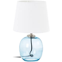 Ixia - Lampe en verre Bleu 36 cm