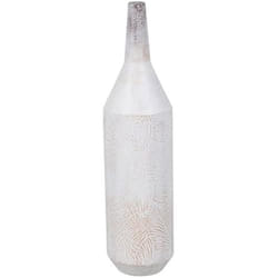 Vase Blanc Fer 15 x 15 x 60,5 cm
