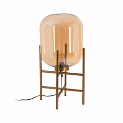 BigBuy Home 8445146115874, Or, Verre, Métal, Universel, Noir, E27, 1 ampoule(s)