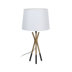 BigBuy Home 8445146121769 lampe de table E27 40 W Noir, Or, Blanc