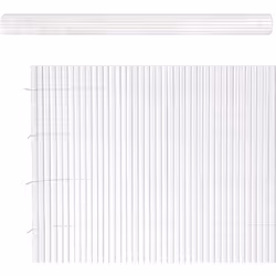 Canisse Artificielle - LOLAHOME - 3 x 15 m - PVC Blanc Double Face - Protection Vent - Installation Facile
