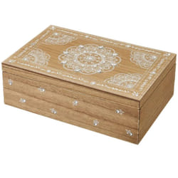 Lolahome - Boite en bois compartimentée Mandalas