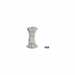 Écheveau de Corde Élastique 8mm 10m Blanc Corde élastique tressée en polyester haute ténacité, résistante aux rayons du solei ...