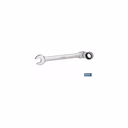 Clé mixte à cliquet articulée à 180° 17 mm Clé mixte à cliquet articulée à 180° en acier au chrome vanadium. Ce type de clé r ...