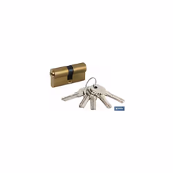 Cylindre de sécurité en nickel pour clé normale 30/30 - Came longue assortie Aaa Le cylindre de sécurité en nickel pour clé n ...