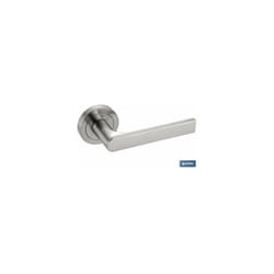 Manivelle Athens Zamak, rosace ronde en nickel