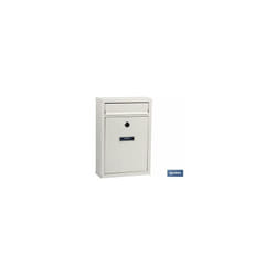 Boîte aux lettres extérieure blanche modèle lettre 320x215x85mm