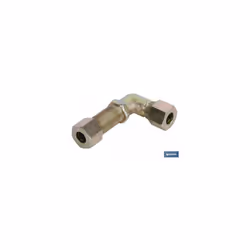 Raccord pour tube courbe 15 - filetage 22 x 1,5 Le raccord métallique coudé avec bagues d'étanchéité est idéal pour les tubes ...