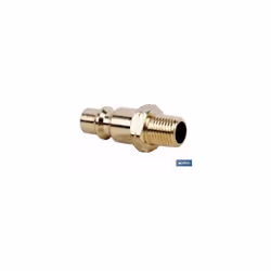 Raccord d'air mâle grand débit 1/2 Filetage : 1/2" Raccord grand débit avec filetage mâle 1/2 4", 3/8" et 1/2". Pour les inst ...
