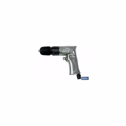 Perceuse pneumatique réversible Perceuse [mm] : 1-10 Pression de travail [kg/cm] : 6,5 Filetage d'entrée d'air PT : 1/4" Cons ...