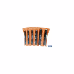 Jeu de 6 poinçons (5 - 12 mm) Jeu de poinçons métalliques de forme cylindrique. Recommandé pour une utilisation en lumière ma ...