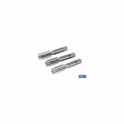 Tarif manuel - M3 x 0,50 mm Cet ensemble de tarauds manuels comprend 3 pièces avec différents pas de filetage, couvrant une g ...