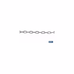 Chaîne plaquée zinc de 10 mm. (12 M.) Chaîne en acier zingué présentée en bobine de M-2 à M-12. Vérifiez la disponibilité pou ...