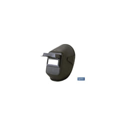 Casque-masque de soudage réglable EN166/EN175 n°11 en polypropylène avec lentilles noires et blanches