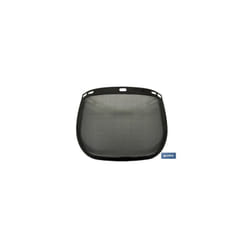 Cran avec protection faciale en maille EN1731 31x20cm en acier inoxydable et plastique noir