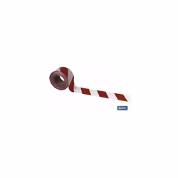 Ruban de marquage rouge/blanc 50 mm x 100 m Le ruban de marquage rouge/blanc 50 mm x 100 m est idéal pour marquer clairement  ...
