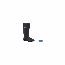 Botte d'eau haute en PVC noir taille 41 Botte d'eau haute en canne, en noir. Fabriqué en PVC, avec revêtement intérieur trico ...