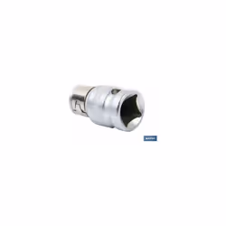 Adaptateur 1/2 pour embouts 5/16 L'adaptateur à cliquet pour embouts est fabriqué en acier au chrome vanadium trempé avec un ...