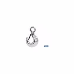 Crochet Din 689 avec assurance Tn-1.6 Le crochet DIN-689 est l'outil idéal pour soulever des charges allant de 250 kg à 2 500 ...