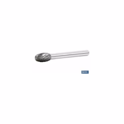 Fraise rotative ovale de 6 mm. La fraise rotative ovale de 6 mm est un outil en carbure à dents croisées, conçu avec une poin ...