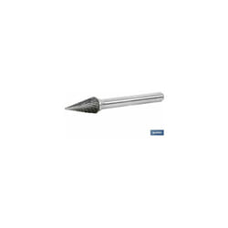 Fraise rotative conique de 6 mm.